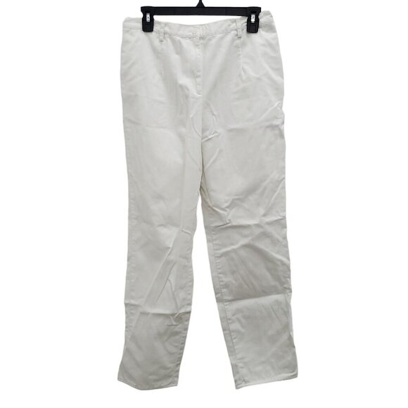 Pendleton Women's Vintage White High Rise Cotton Tapered Leg Pants Size‎ 8 - Picture 1 of 8